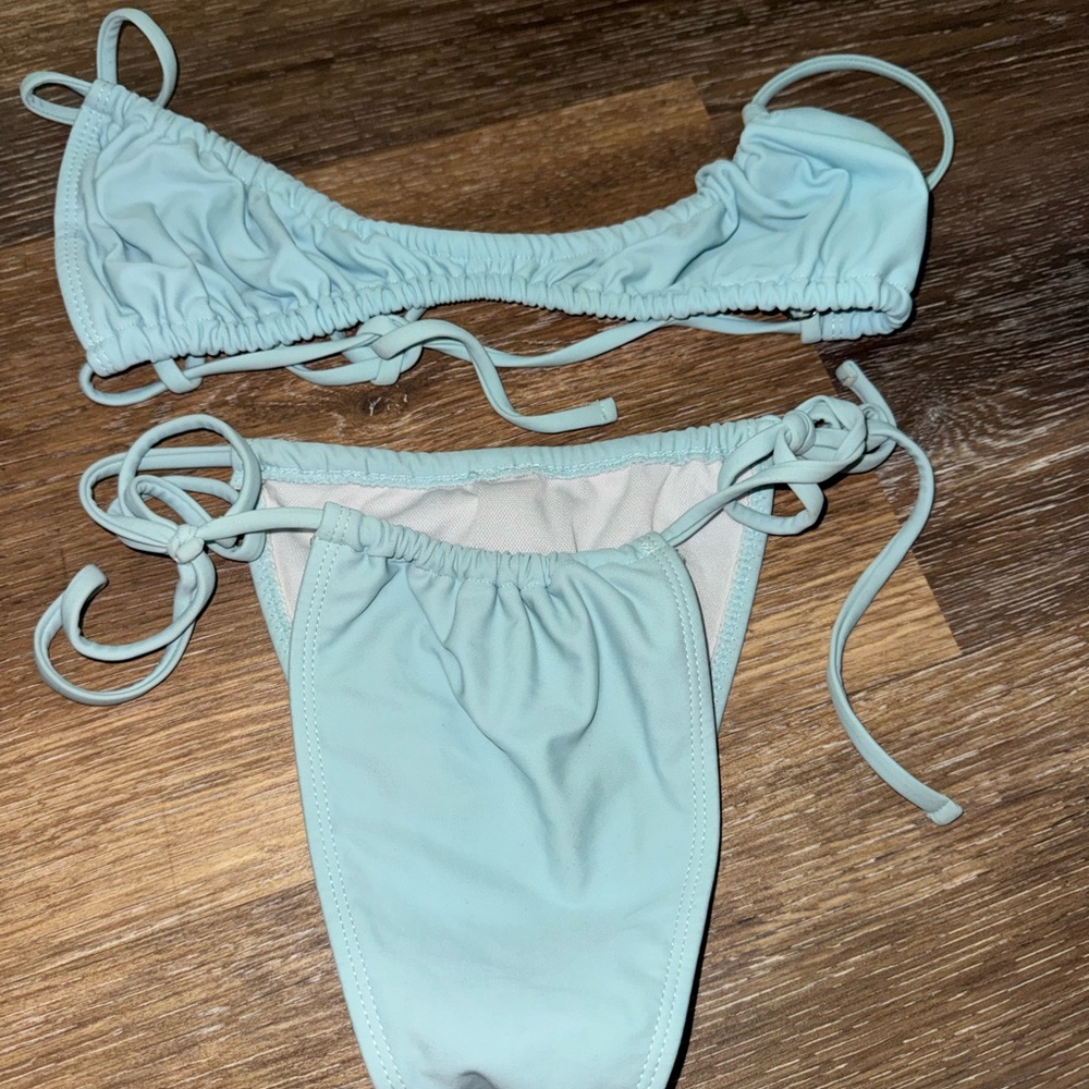 Wild Fable Light Blue Bikini Set